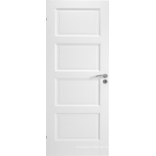 Quatro painel branco aprontado estilo tradicional porta de sala de estar